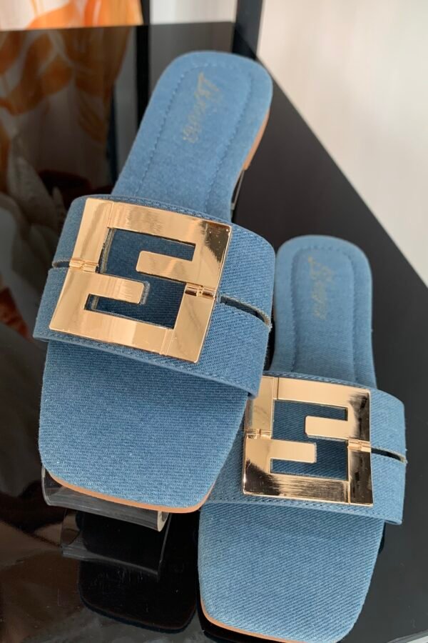 Square Sandalias Denim