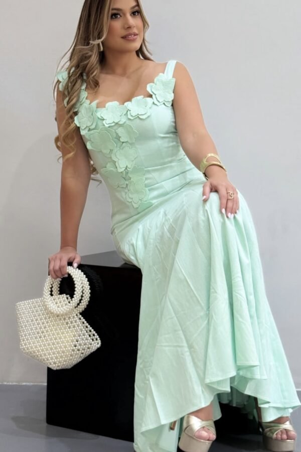 Santorini Dress Green