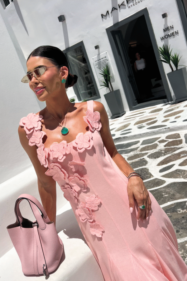 Santorini Dress Pink