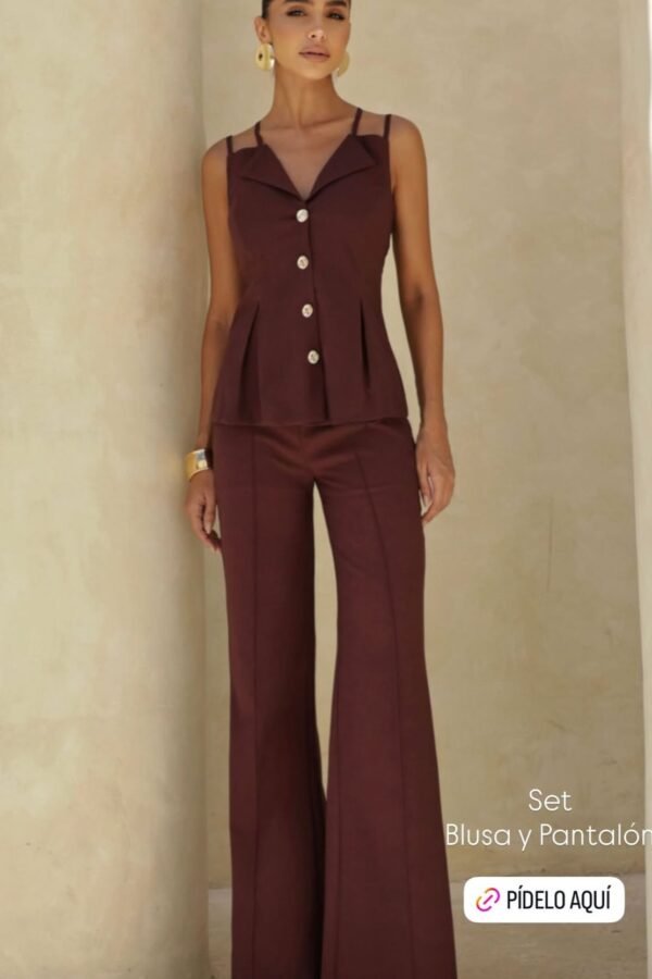 Imposing Set Blusa Y Pantalon