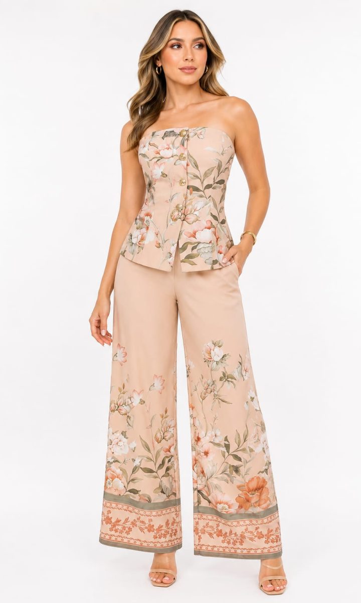 In Florence Set Blusa Y Pantalon