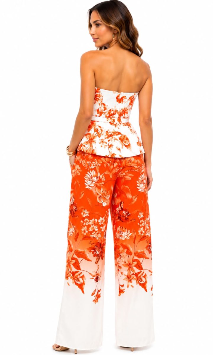 Orange Fish Set Busa Pantalon Y Cinturon