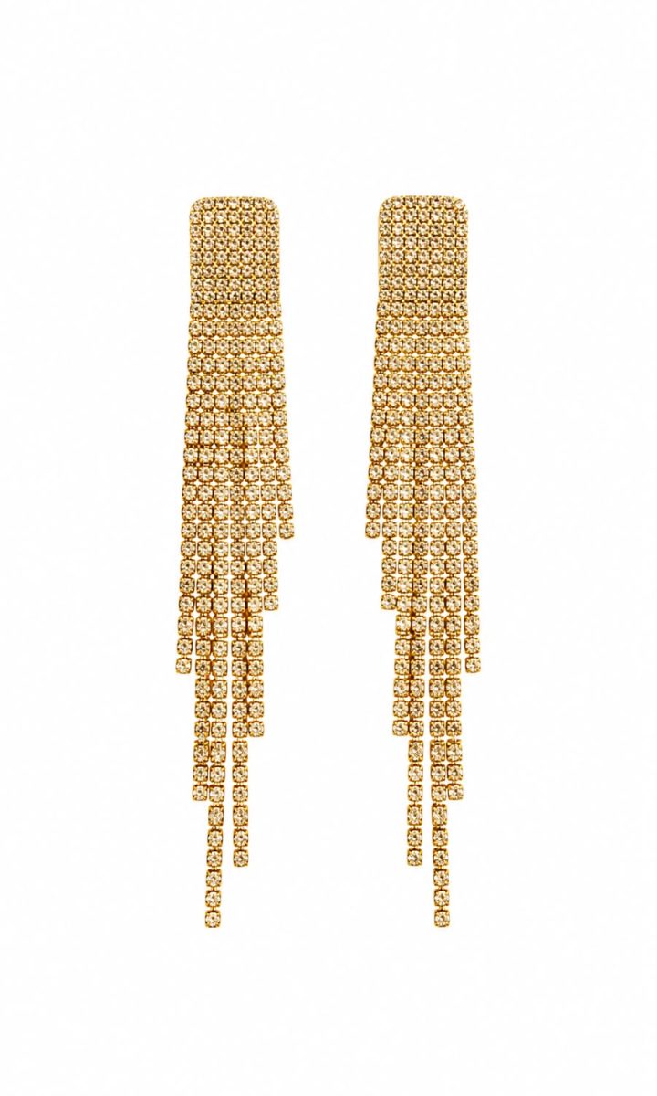 Several Threads Of Glitter Aretes