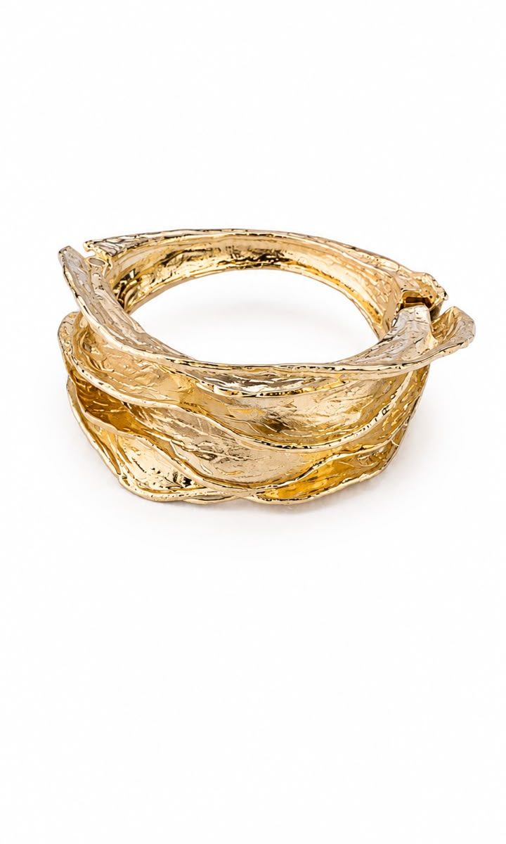 Wavy Pulsera Gold
