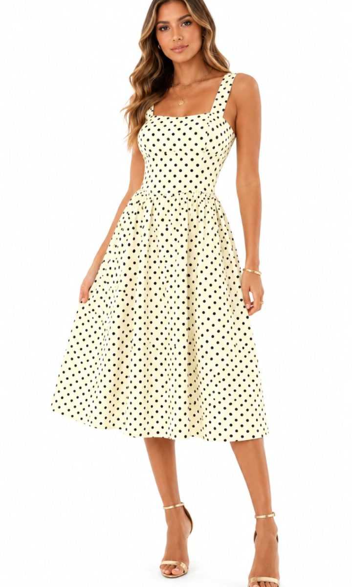 Paris Dress Polka Dots