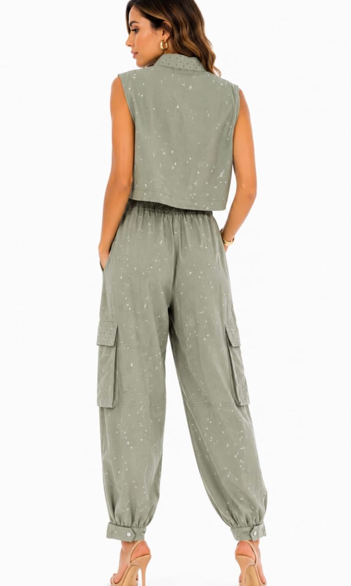 Military Set Blusa Y Pantalon