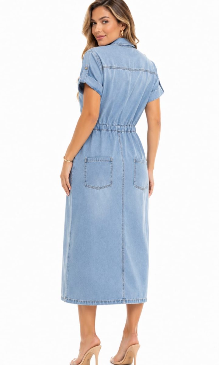 Dress Denim Sky Blue