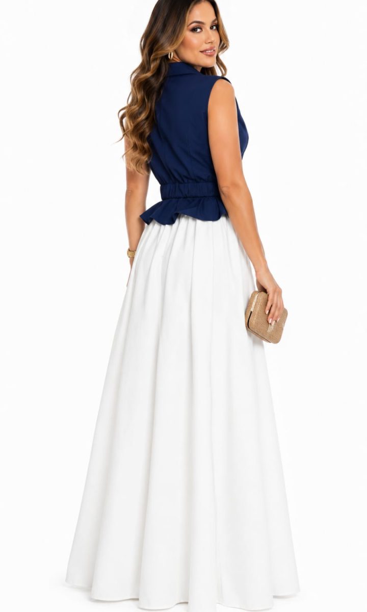 Maxi Falda White