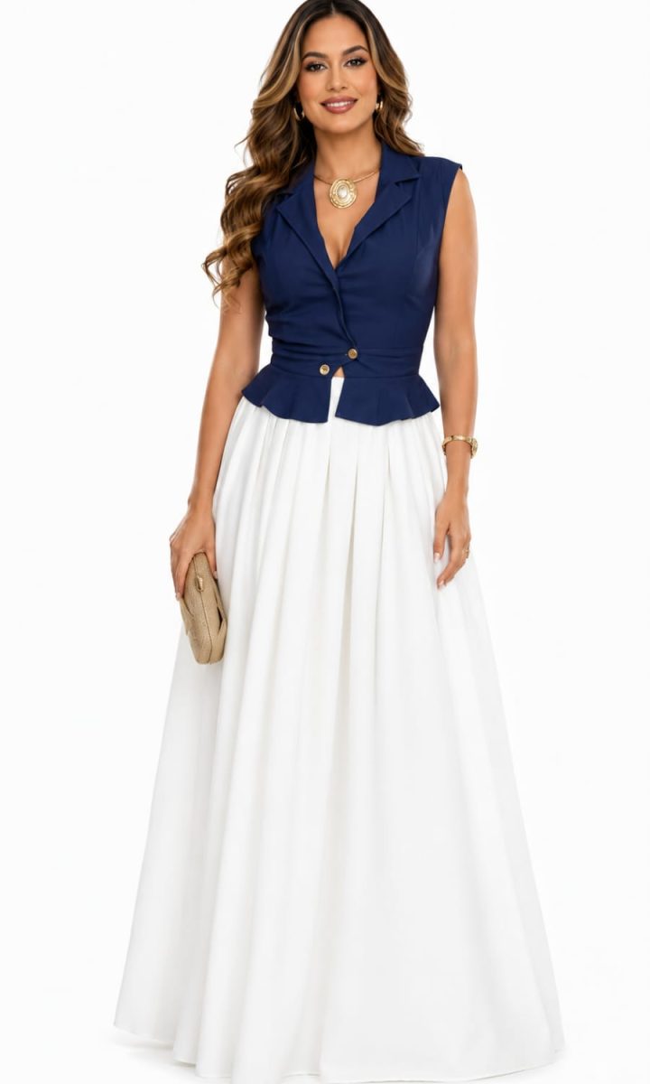 Maxi Falda White