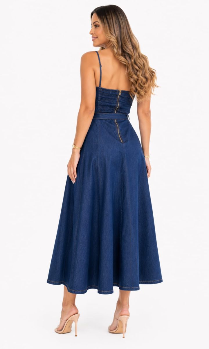 The Girl Doesn’t Lie Dress Denim