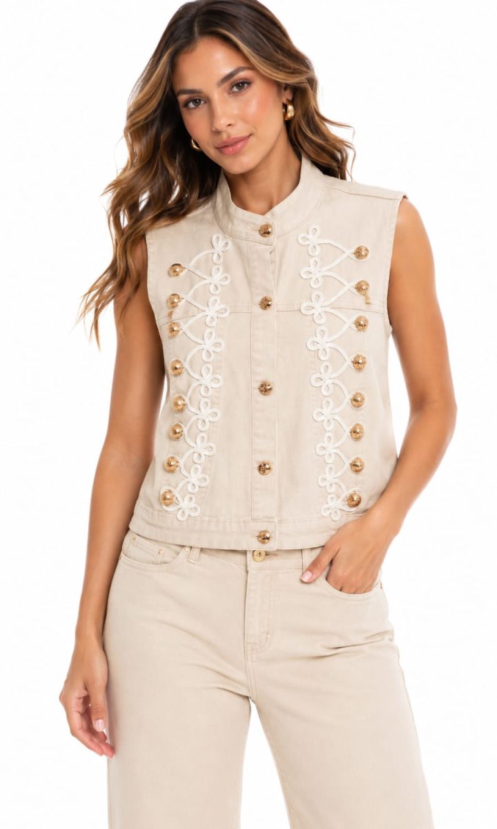 Chaleco Beige Napoleon
