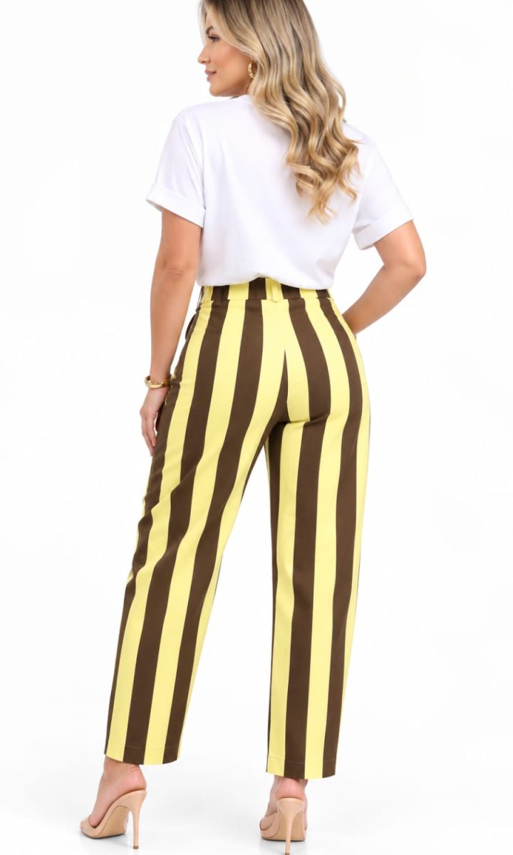 Jeans Stripes Mocca