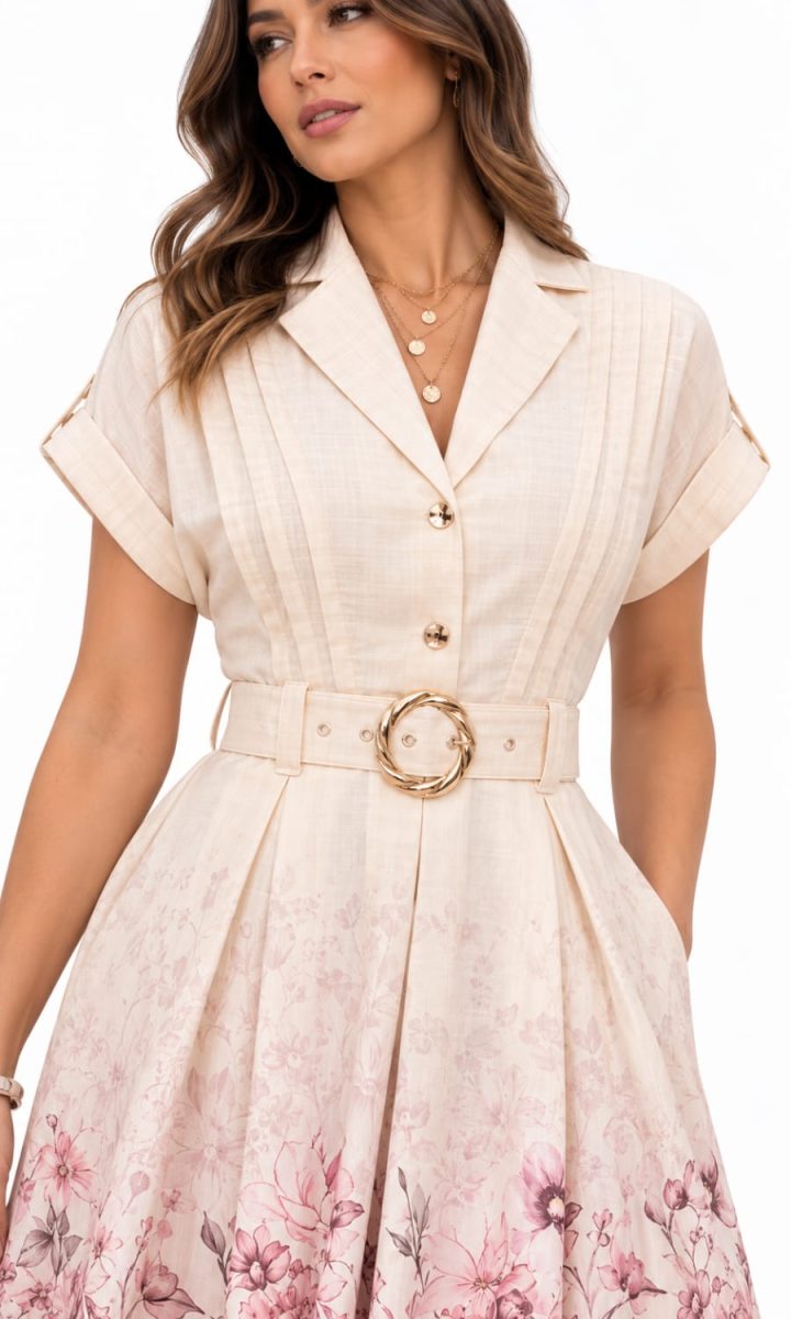 In Summer Dress Con Cinturon