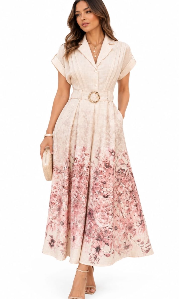 In Summer Dress Con Cinturon
