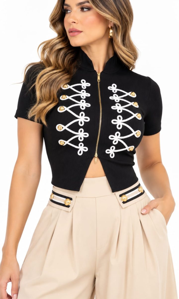 Start Blusa Napoleon Black