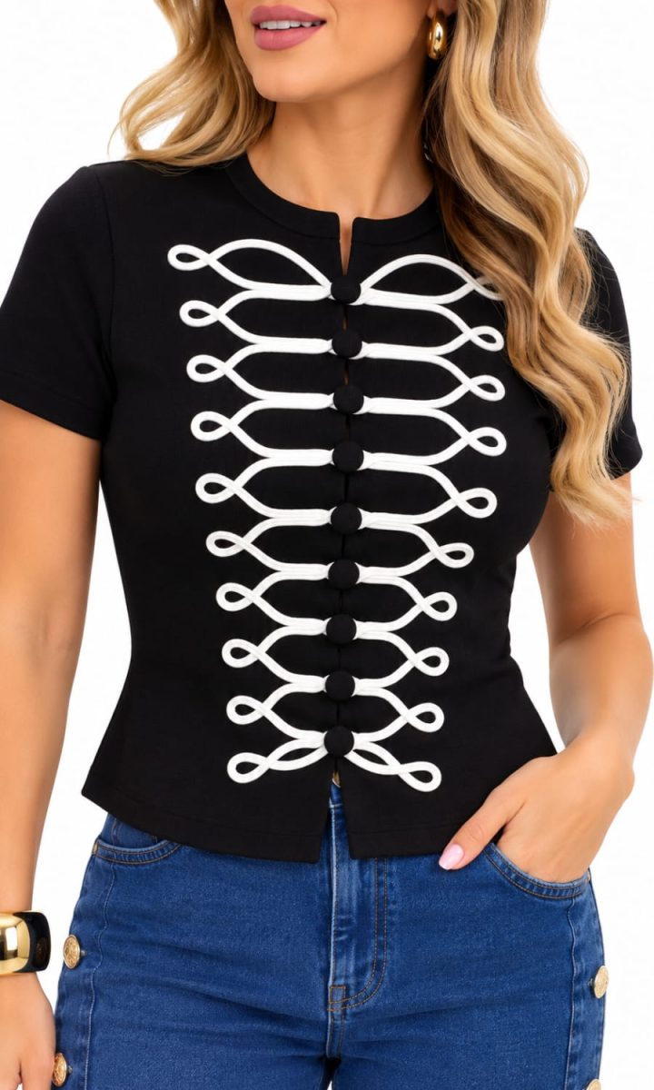 The Jackson Blusa Black